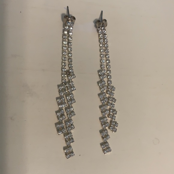Long Rhinestone Earrings💎 - Picture 2 of 5